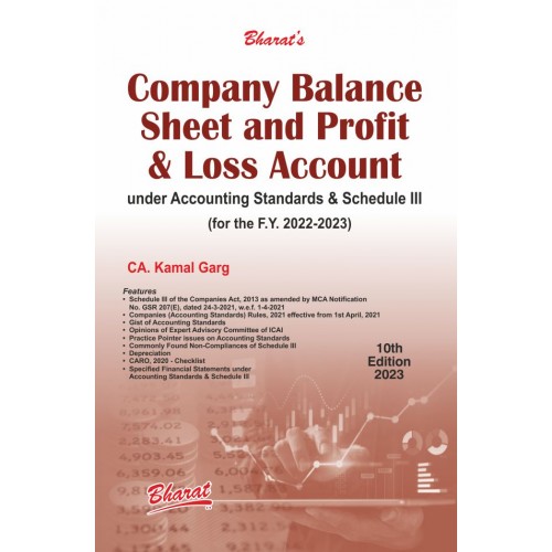 Bharat's Company Balance Sheet and Profit & Loss Account by CA. Kamal Garg [Edn. 2023]
